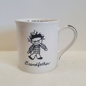 CHILDREN Of The Inner Light Grandfather White Black Coffee Cup Mug